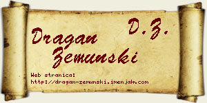 Dragan Zemunski vizit kartica